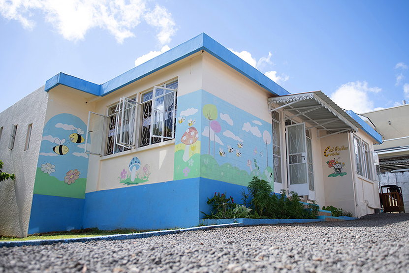 Children at Caz'Abeilles